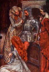They would take him to the Armoury before he left them, illustration from 